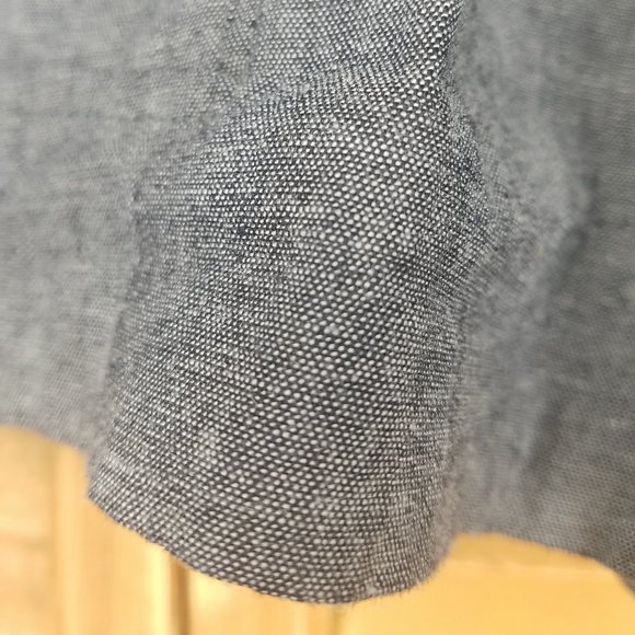 BCBGMaxAzria Women's Gray Linen Dress Casual Pleated Front Shorts - Picture 8 of 11